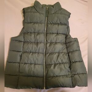 Dip Green Puffer Vest